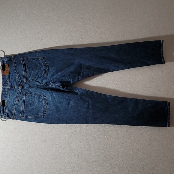 MADEWELL STRAIGHT LEG HIGH WAISTED DENIM BLUE MOM JEANS ECO SLIM BOYJEAN PANT 26 - Picture 10 of 16